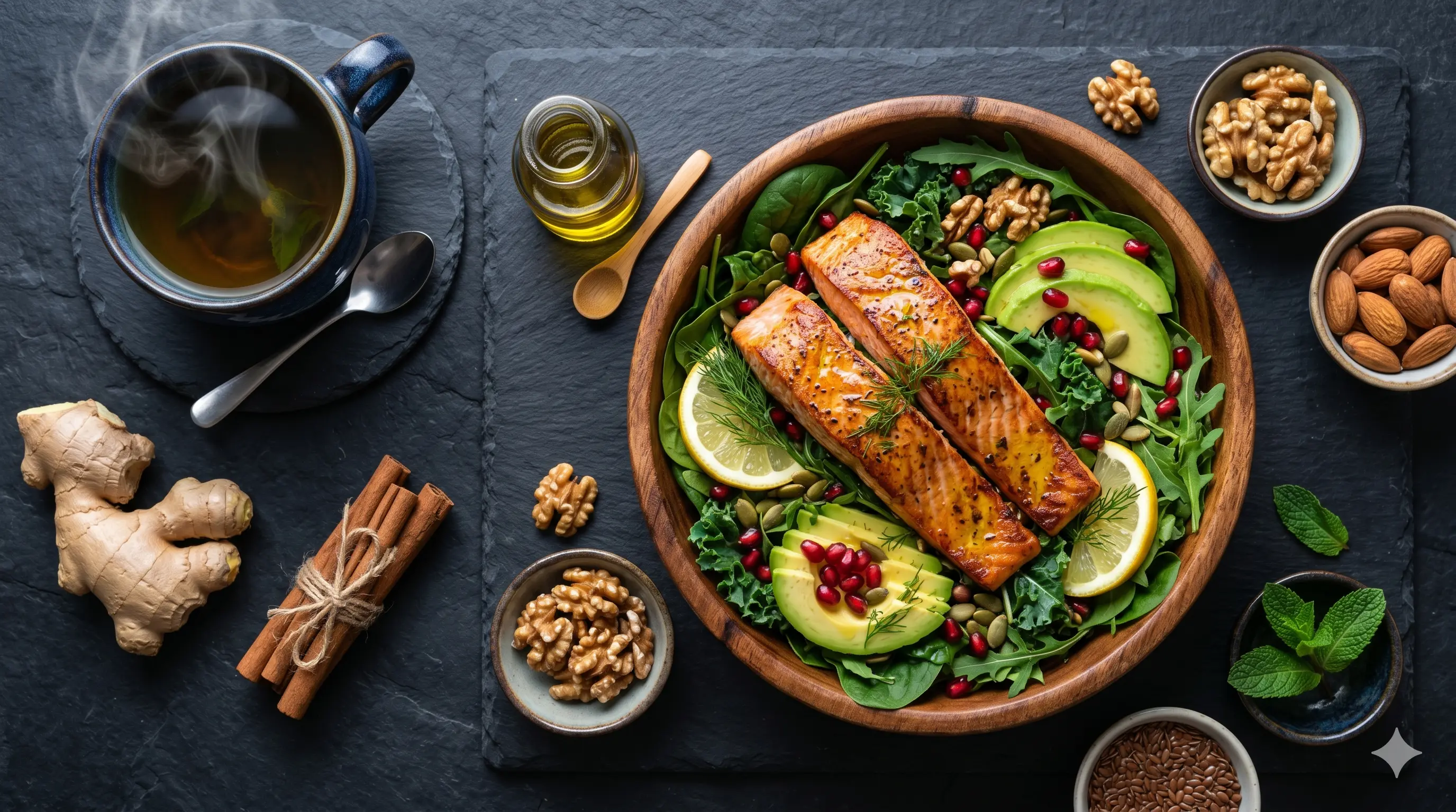 أعشاب طبية ونظام غذائي مضاد للالتهاب لعلاج مقاومة الأنسولين واستعادة التوازن الهرموني