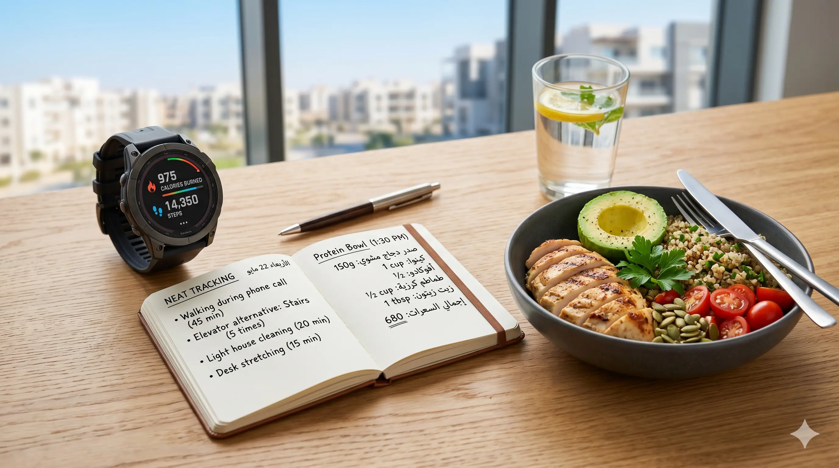 أهمية تتبع السعرات الحرارية وحساب النشاط اليومي لكسر هضبة الوزن بنجاح